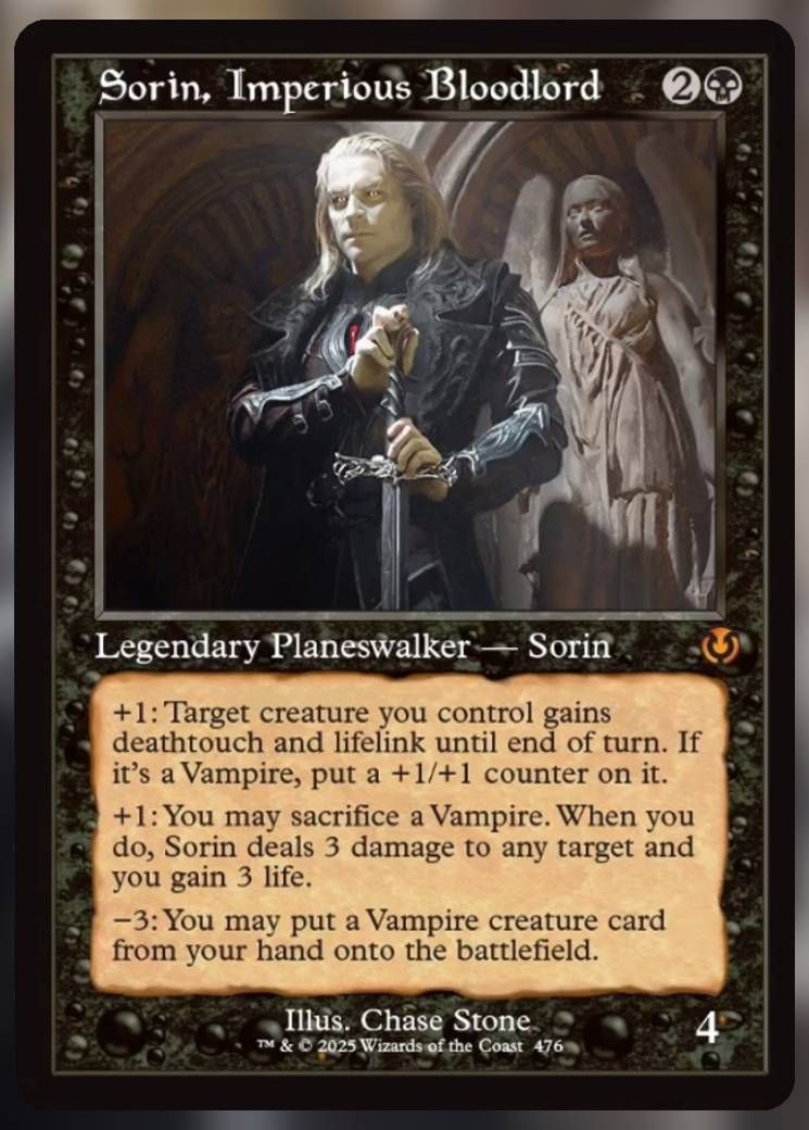 Magic The Gathering Sorin, Imperious Bloodlord Alt Card.