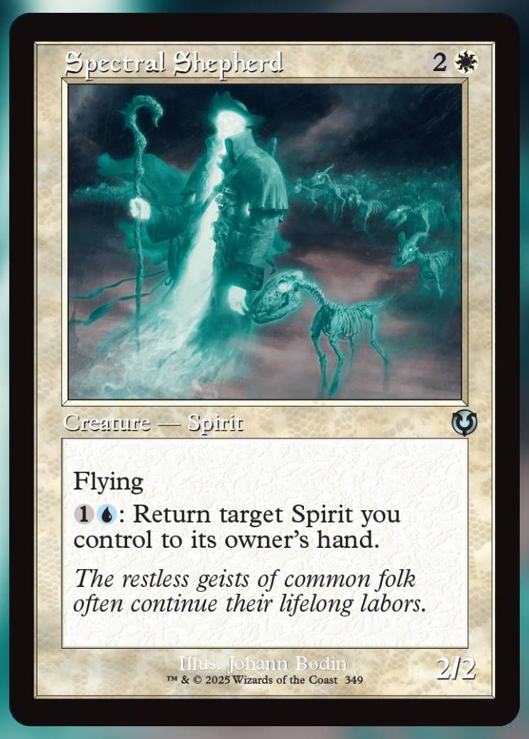 Magic The Gathering Spectral Shepherd Alt Card.