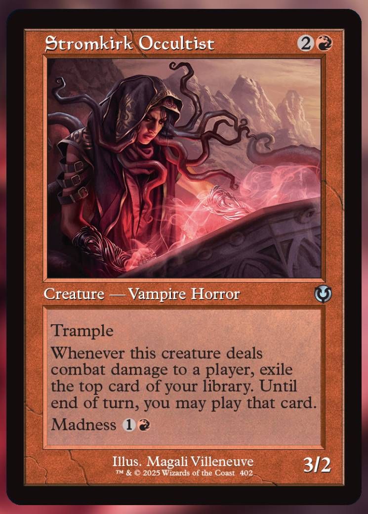 Magic The Gathering Stromkirk Occultist Alt Card.