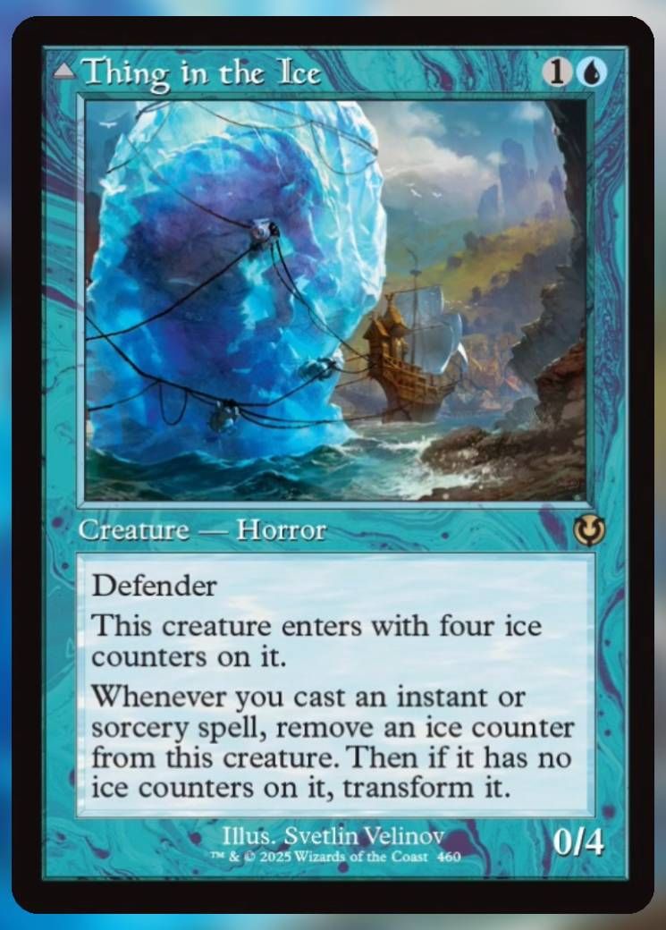 Magic The Gathering Thing in the Ice Alt Card.