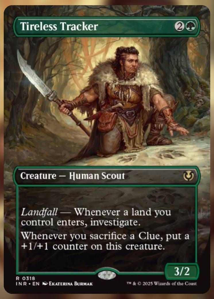 Magic The Gathering Tireless Tracker Alt Card.