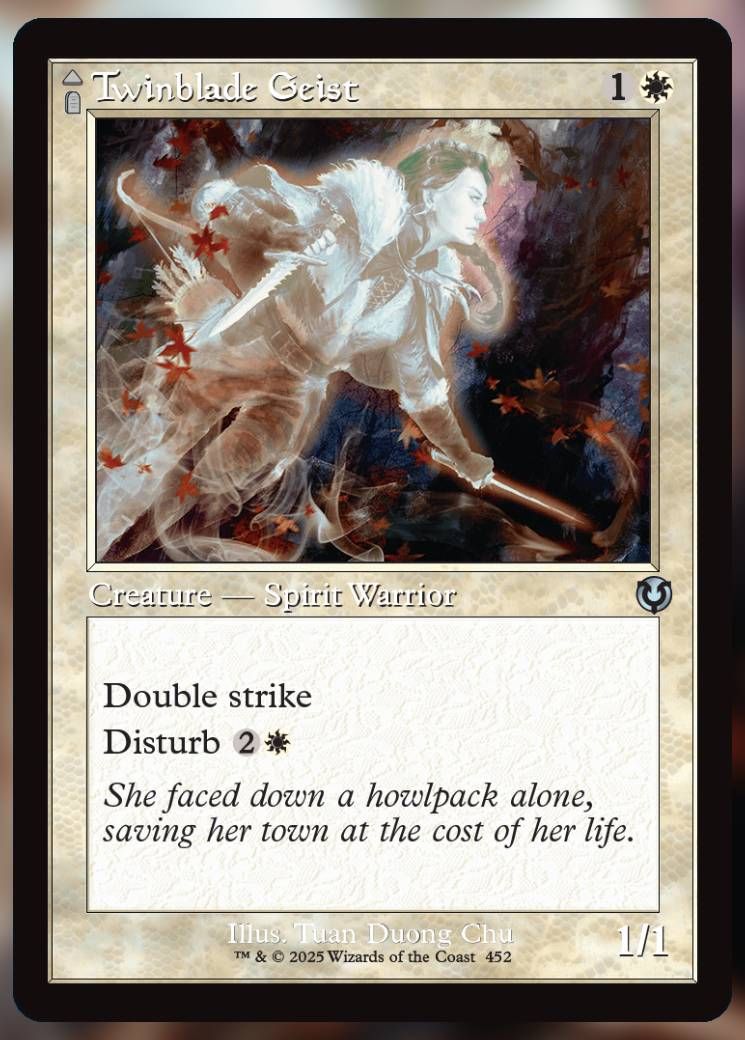 Magic The Gathering Twinblade Geist Alt Card.