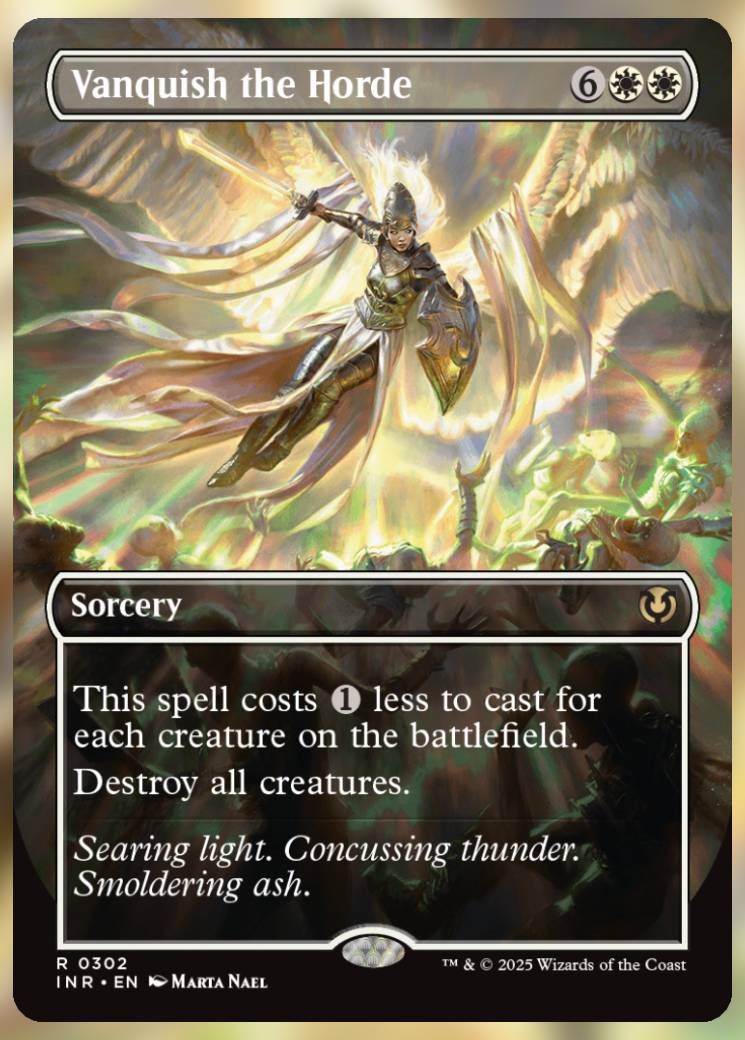 Magic The Gathering Vanquish The Horde Alt Card.