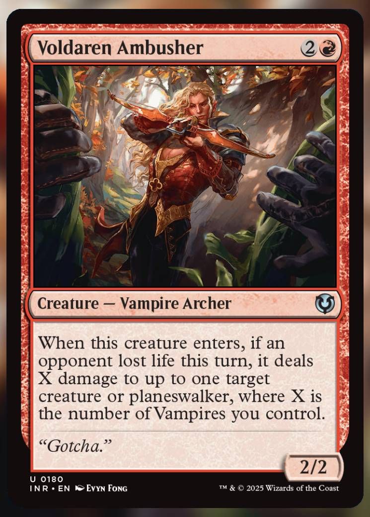 Magic The Gathering Voldaren Ambusher Card.