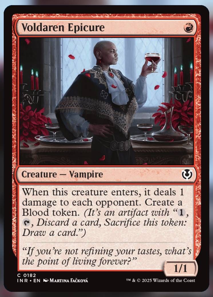 Magic The Gathering Voldaren Epicure Card.