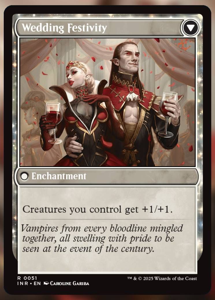 Magic The Gathering Wedding Festivity Card.
