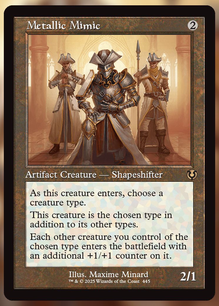 Metallic Mimic retro