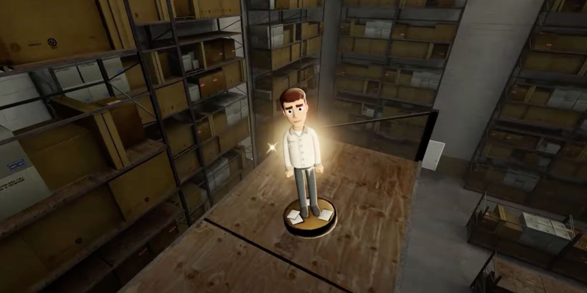 A figurine is collected in The Stanley Parable Ultra Deluxe.