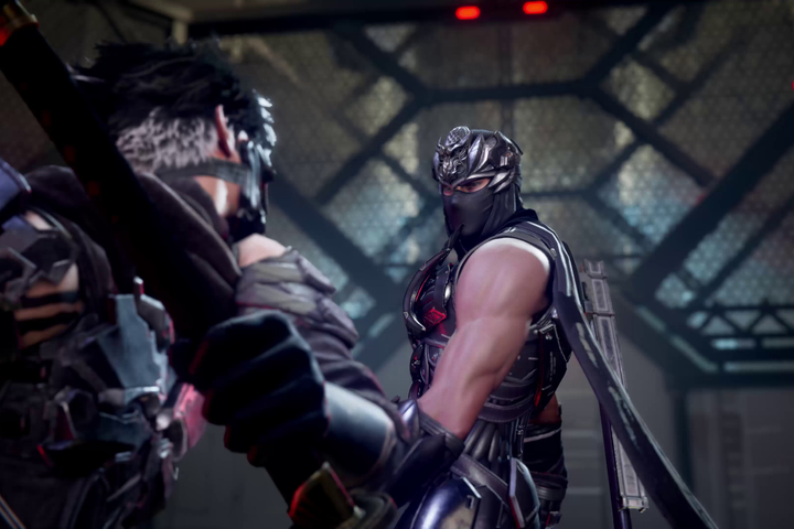 Ryu and Yakumo in Ninja Gaiden 4's reveal trailer.