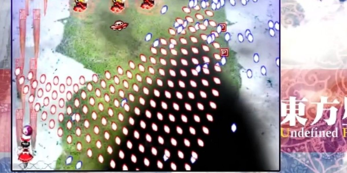 Playing the first level of Touhou Seirensen - Undefined Fantastic Object.