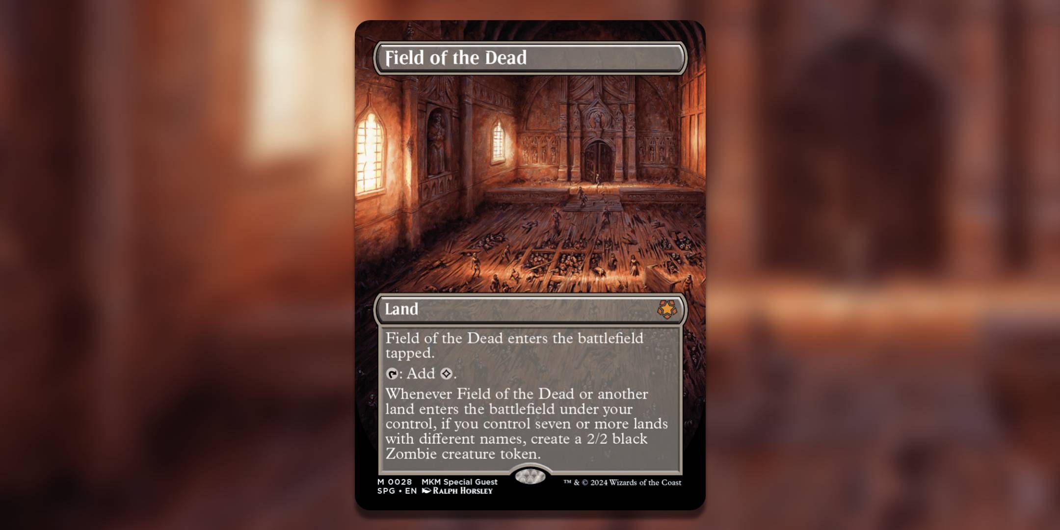 Screenshot of Field of the Dead Murders at Karlov Manor Special Guests MTG.