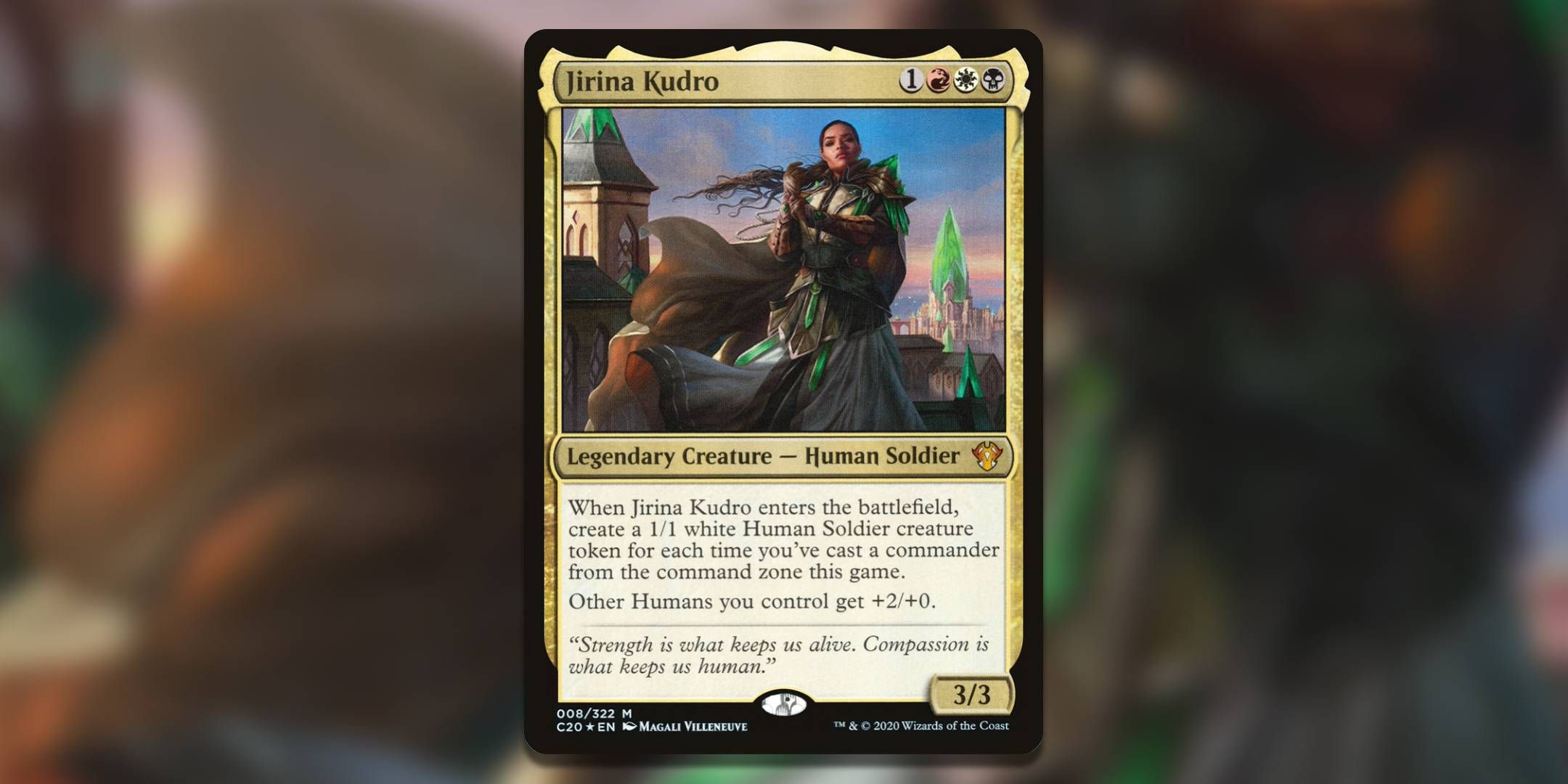 The Magic The Gathering card Kirina Kudro by Magali Villeneuve.