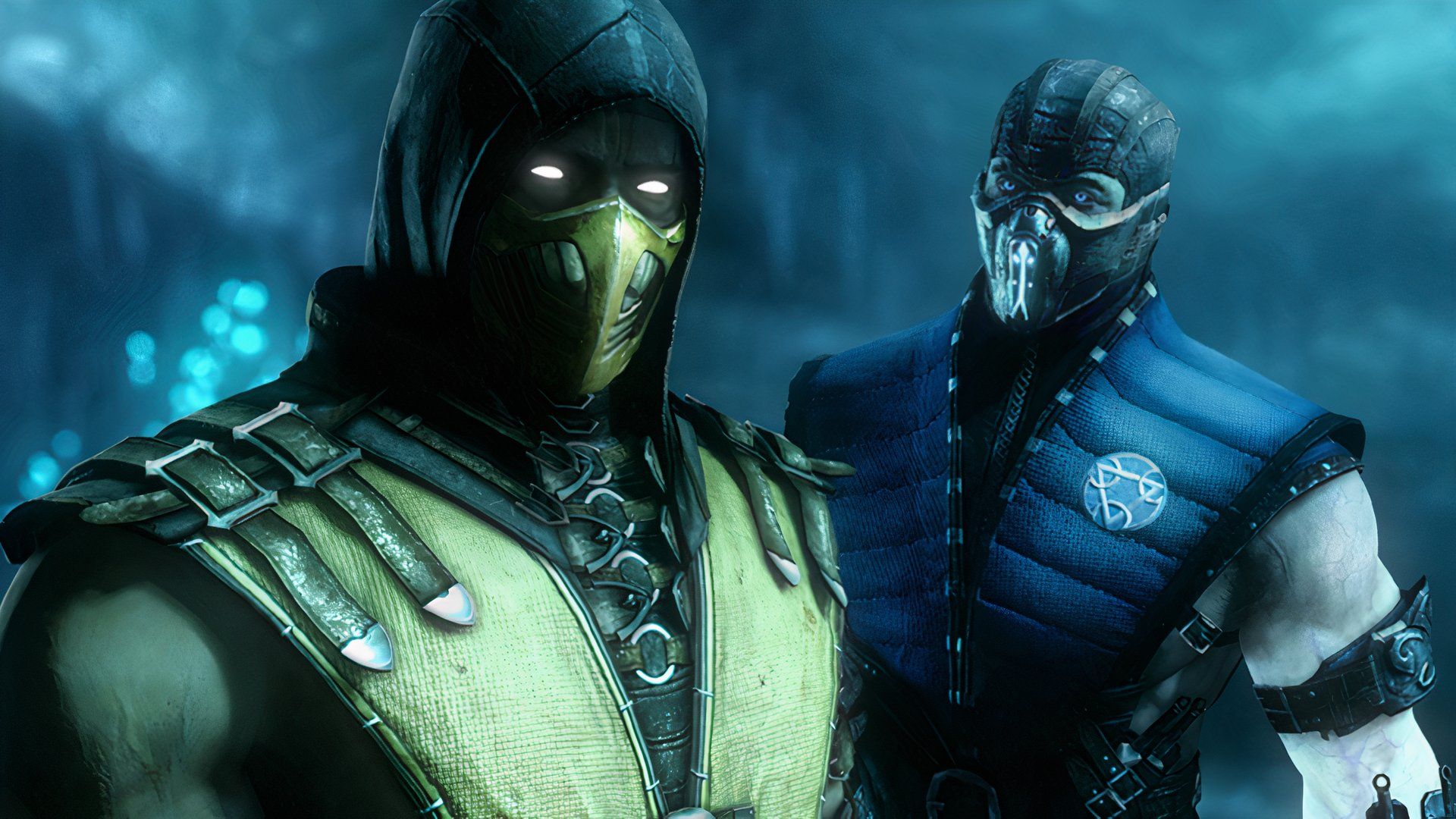 Scorpion and Sub-Zero as they appear in Mortal Kombat 11.