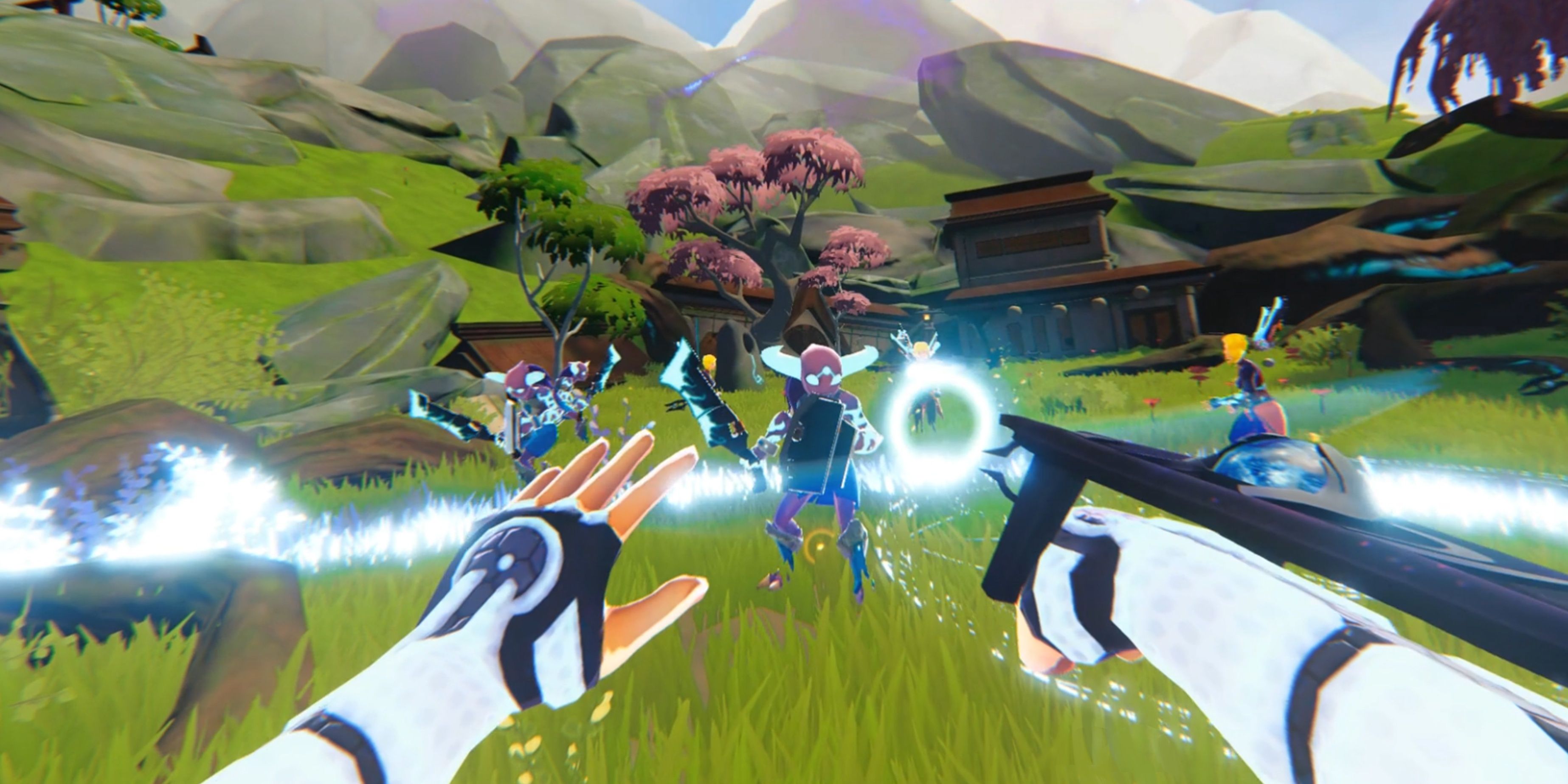 Zenith Nexus: Exploring an open field filled with fiends.