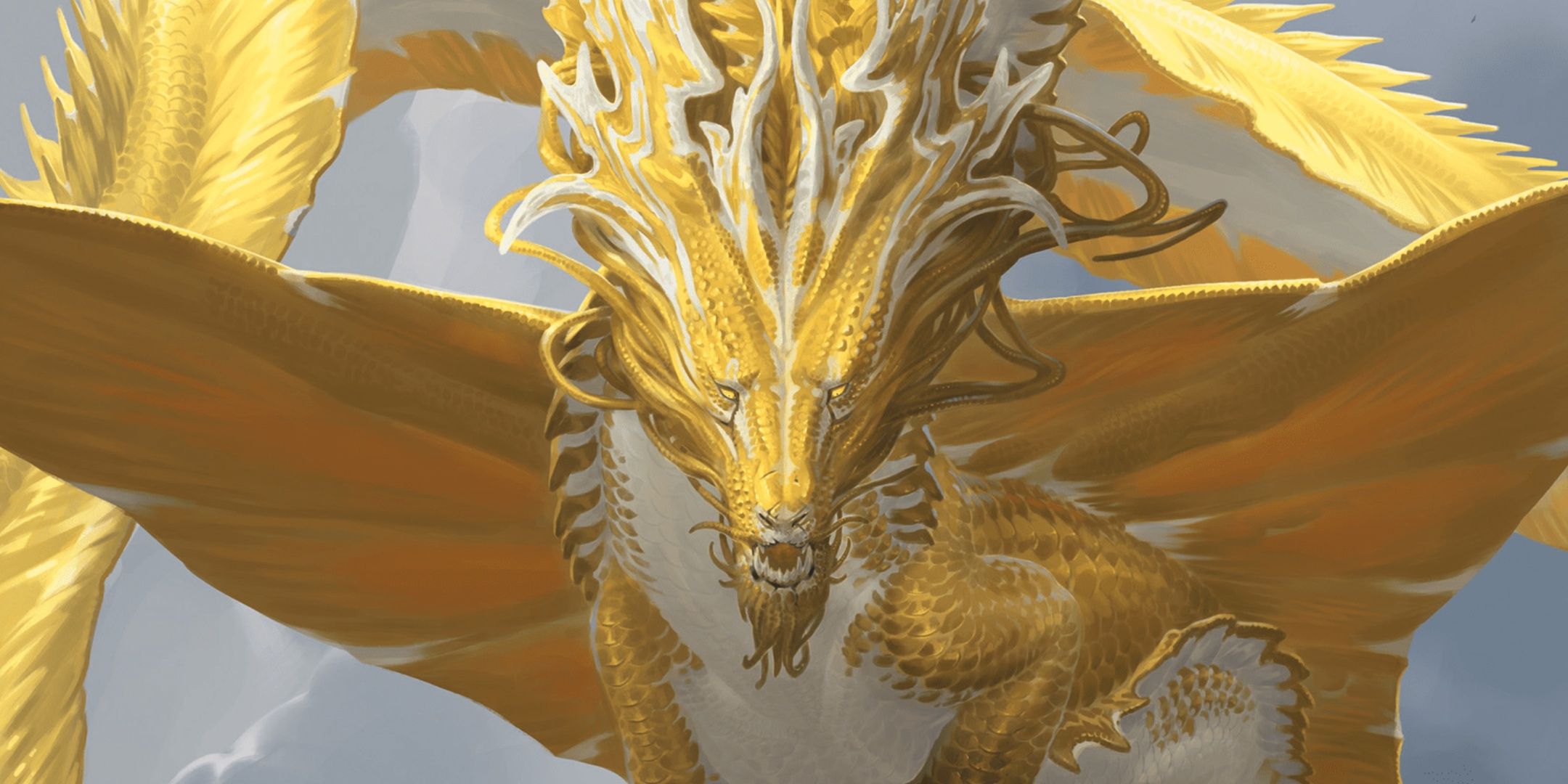 Ancient Gold Dragon from Dungeons & Dragons.