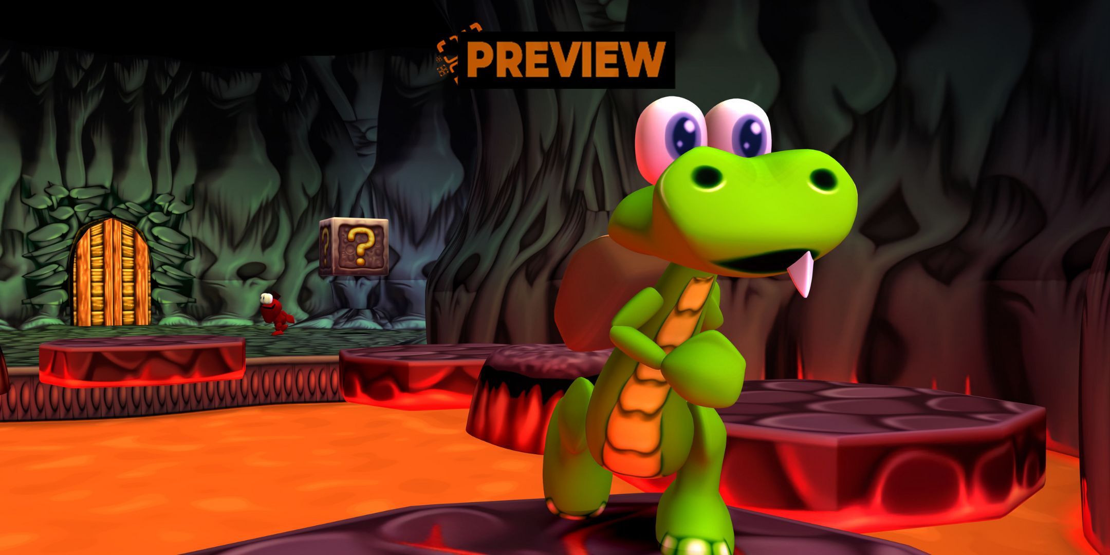 A preview card for Croc: Legend of the Gobbos.