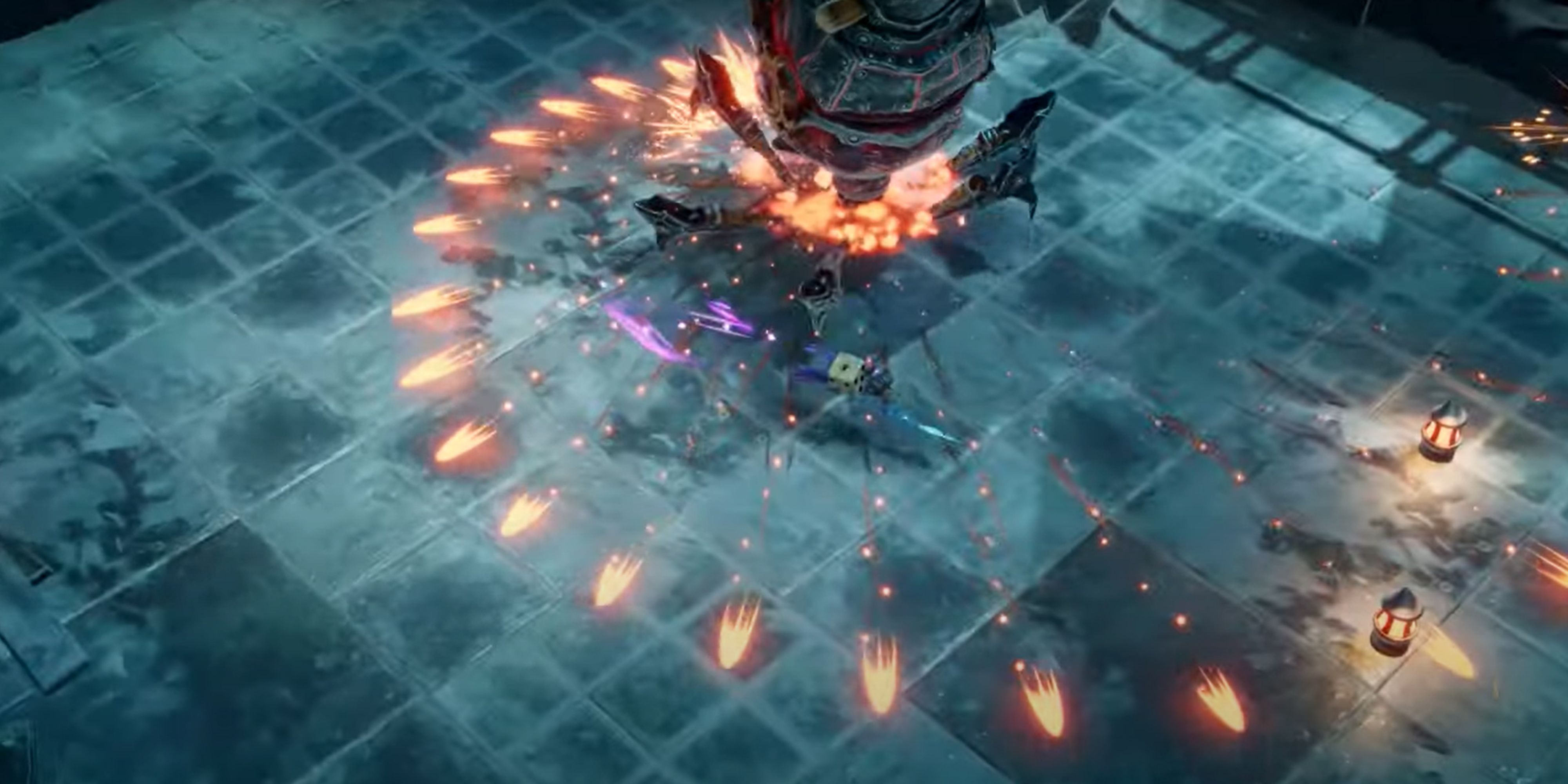 Dodging boss missiles in The Eternal Die