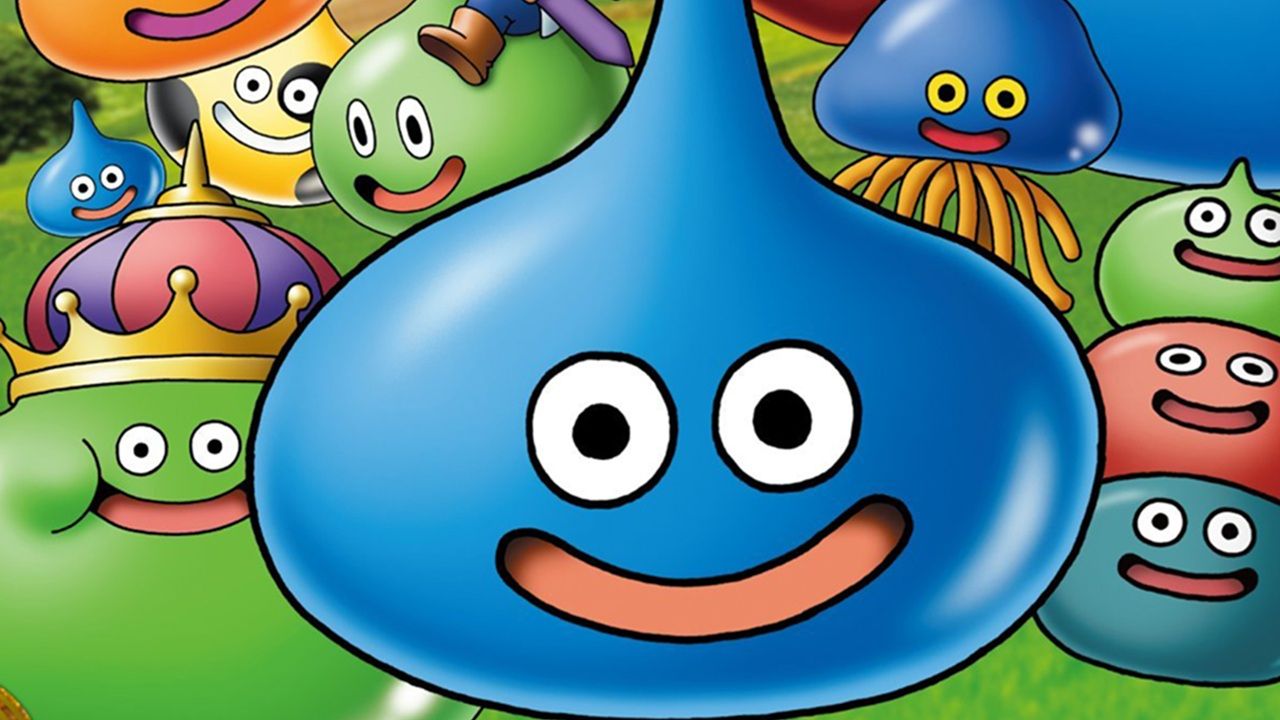 Official art of Dragon Quest slimes.
