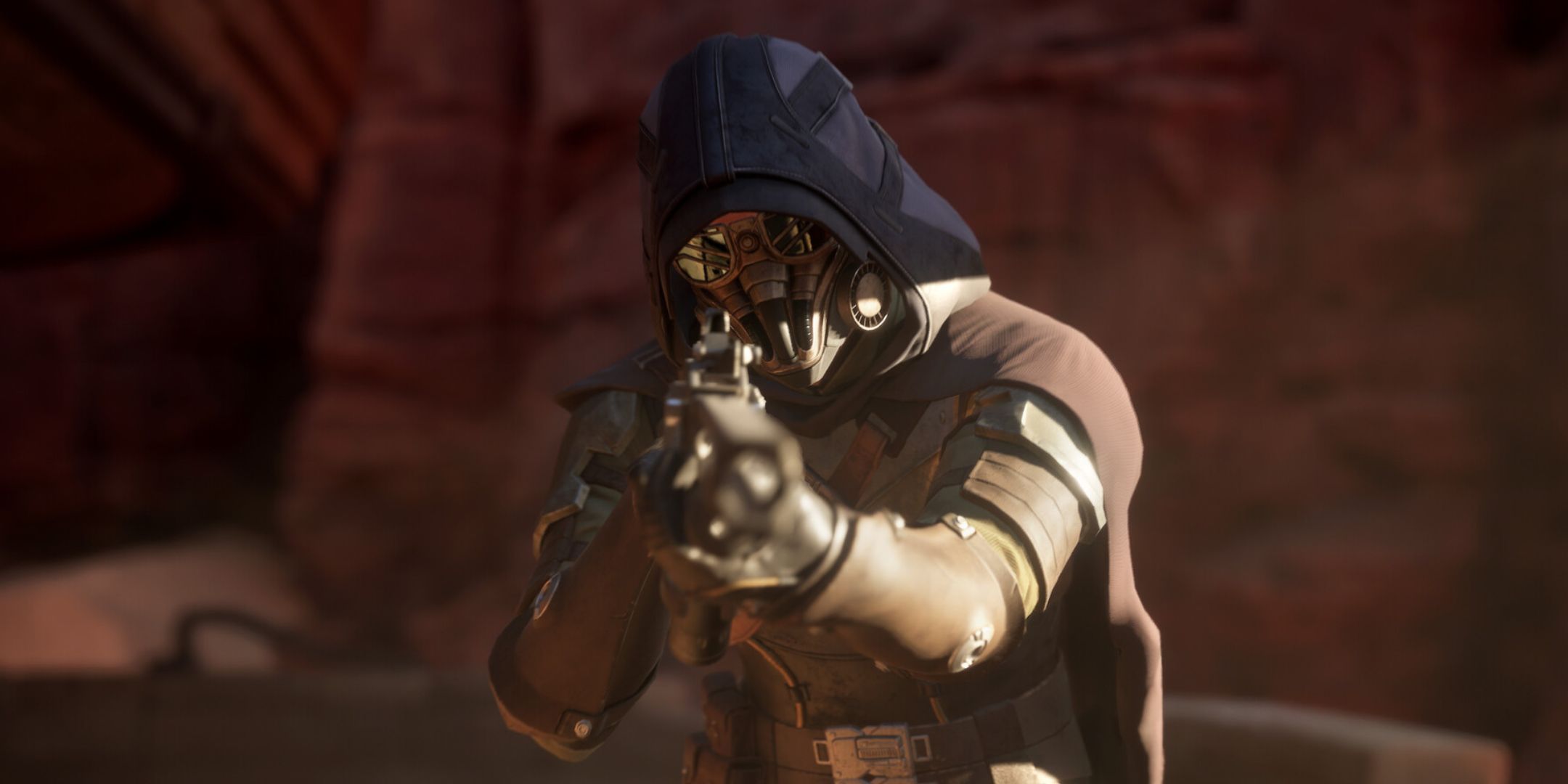 Dune Awakening Soldier Pointing Gun At Camera