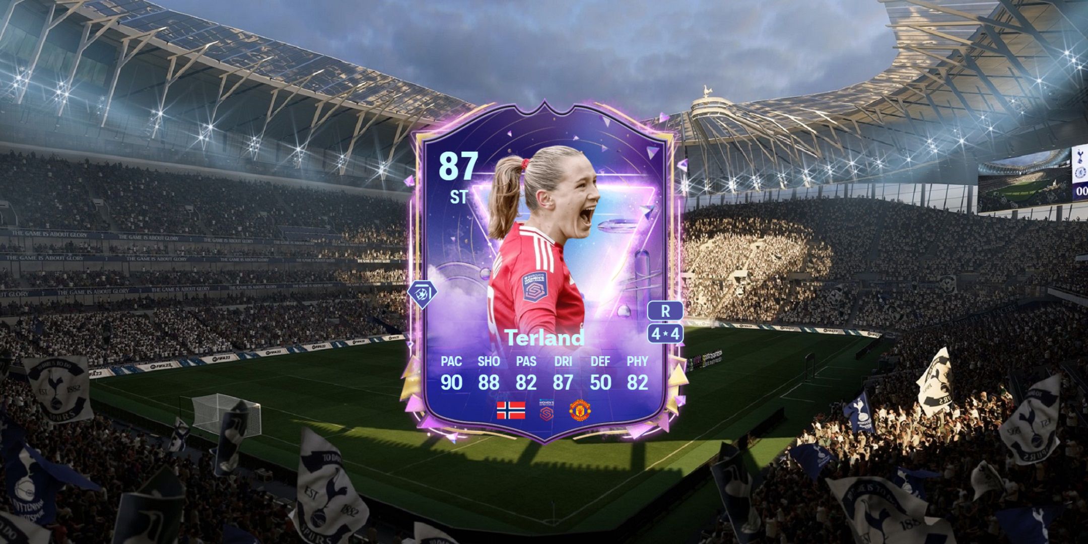 Elizabeth Terland's card in EA Sports FC 25.