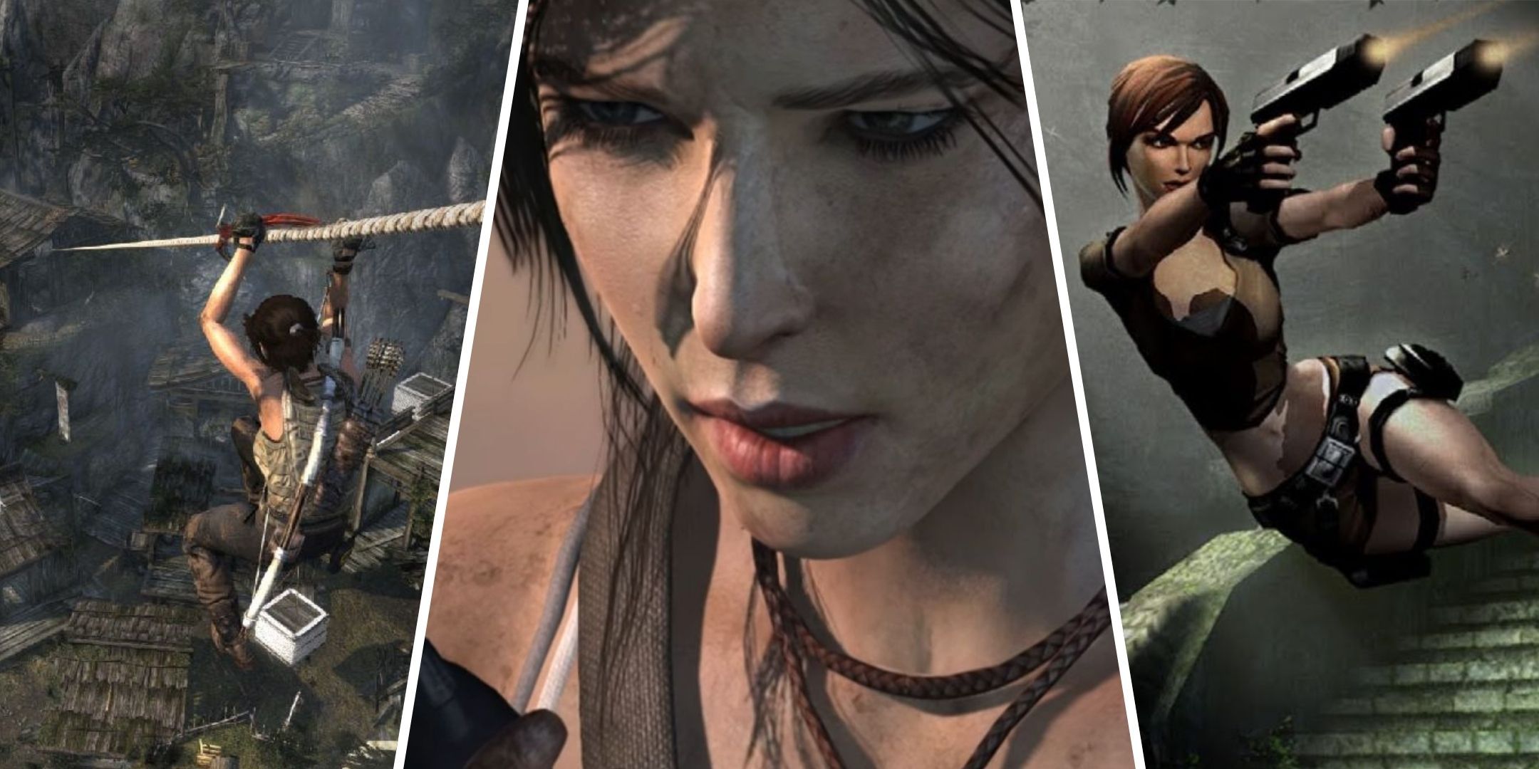 Featured image containing screenshots of Lara Croft from Tomb Raider.