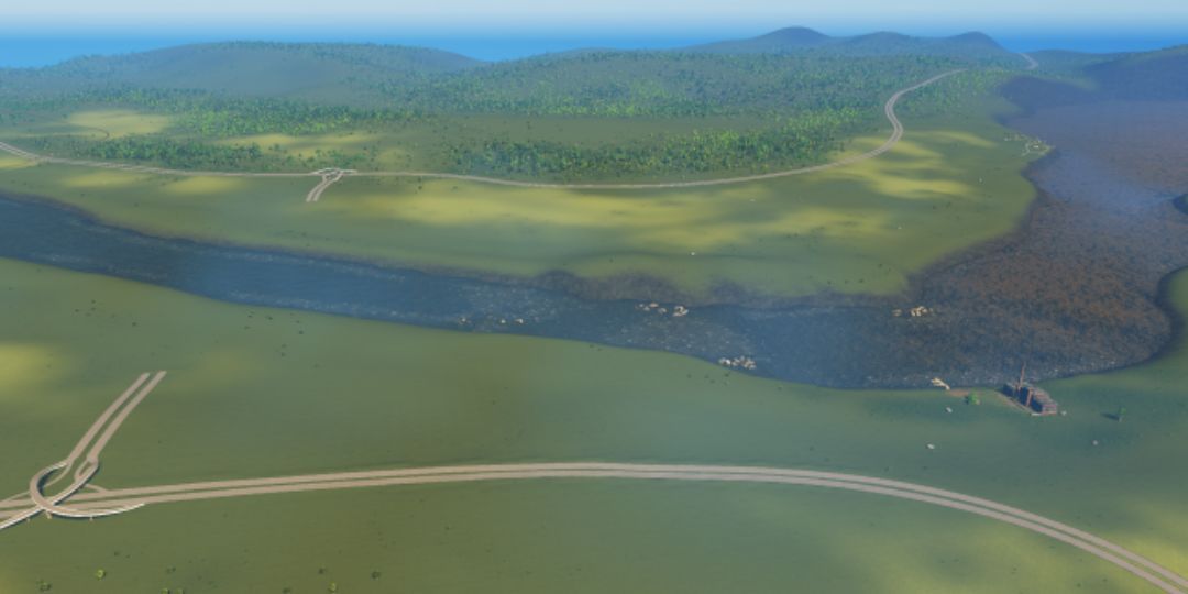 Grand River From City Skylines