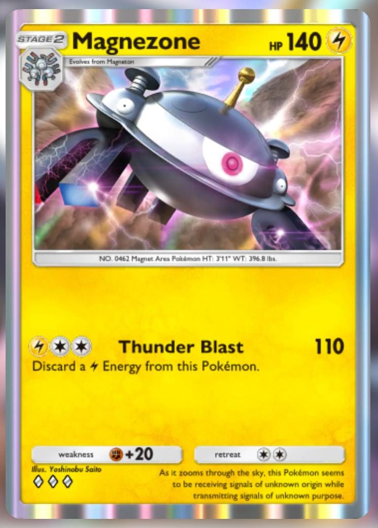 The Magnezone card, from Space-Time Smackdow in Pokemon TCG Pocket.