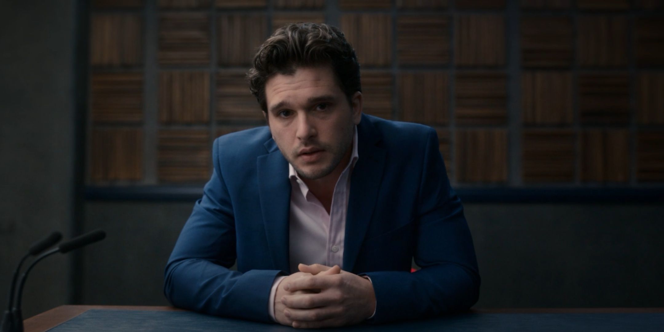 Kit Harington portrays the suspect Alex in Criminal UK.