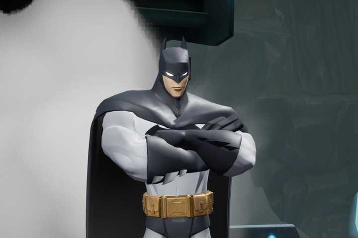 Batman with his arms crossed in MultiVersus.