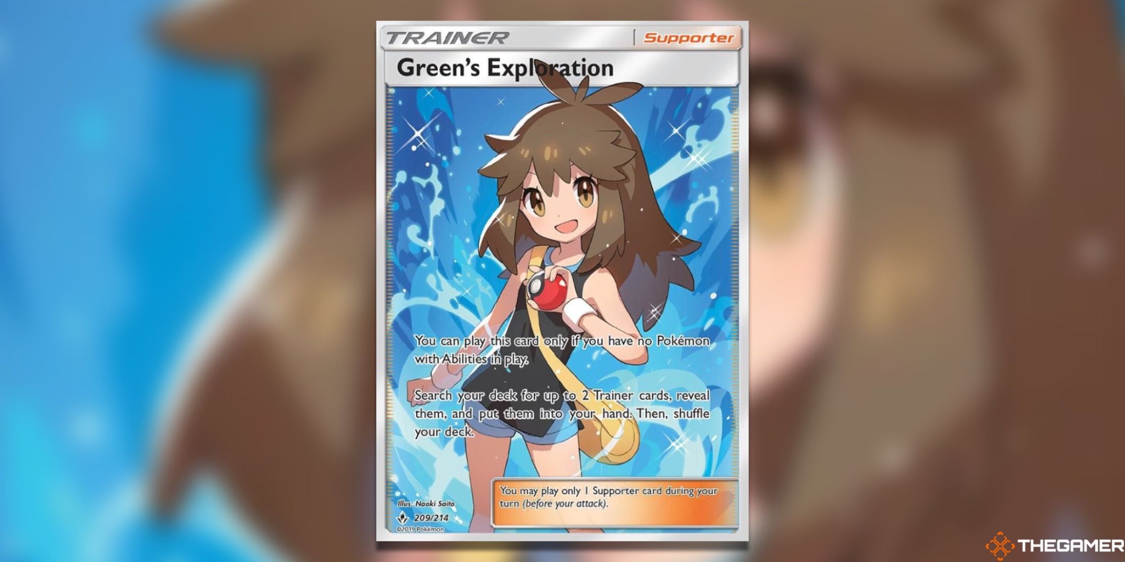 Thee Full Art Trainers Green's Exploration in the Pokemon TCG.