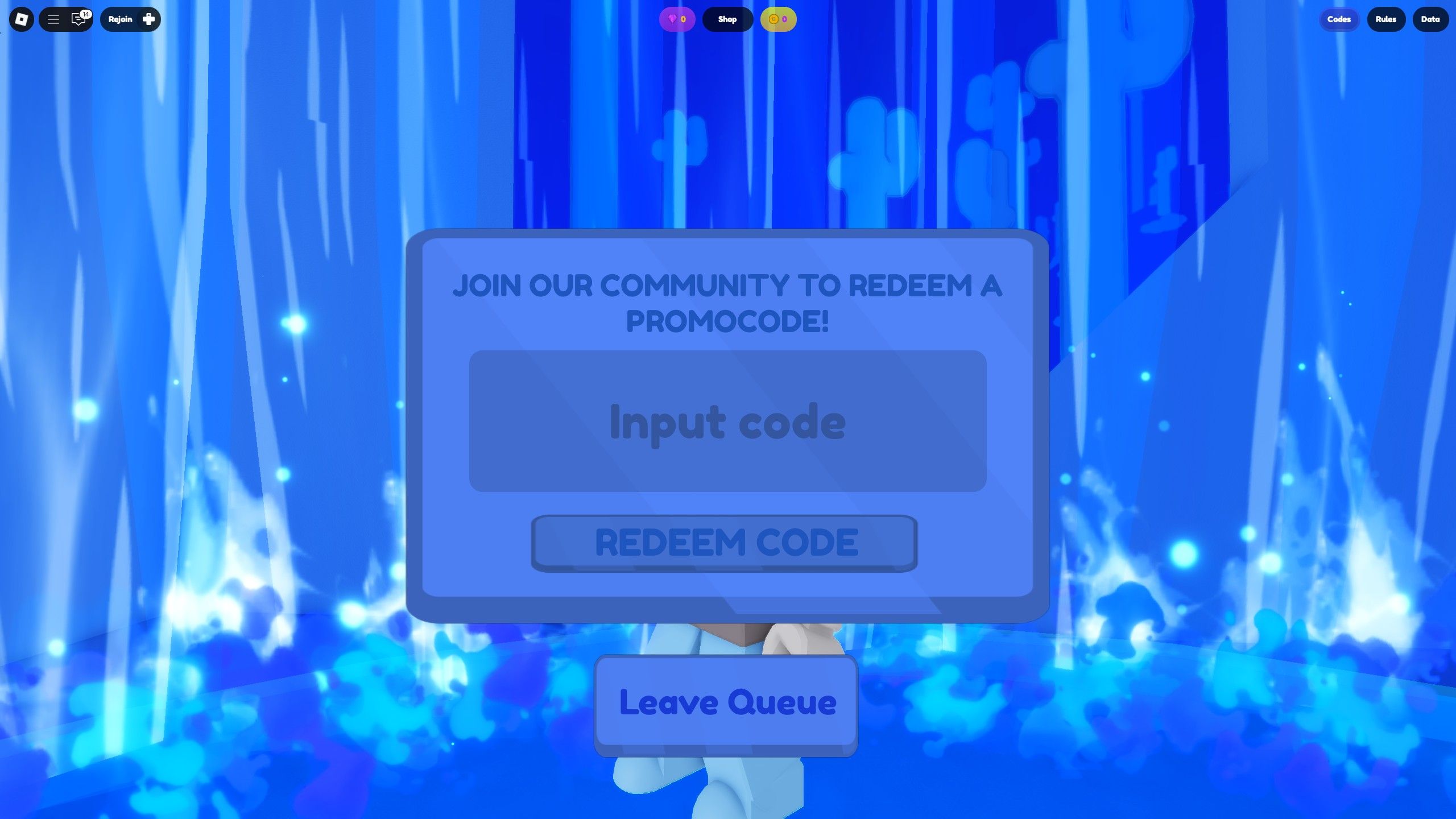 the codes box in Battle for Dream Island Again Roblox 