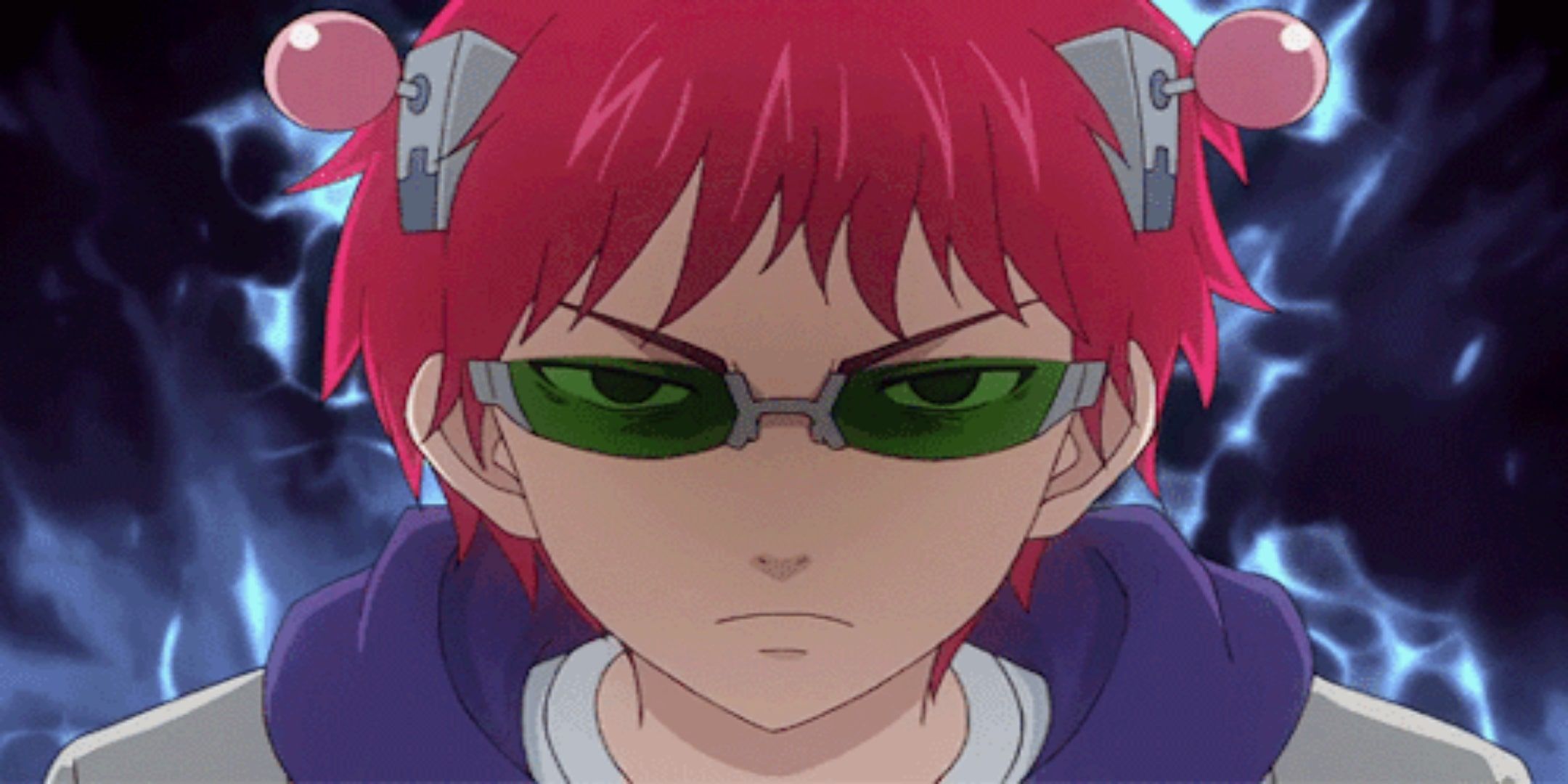 Kusuo Saiki using his powers of telekinesis in The Disastrous Life of Saiki K.