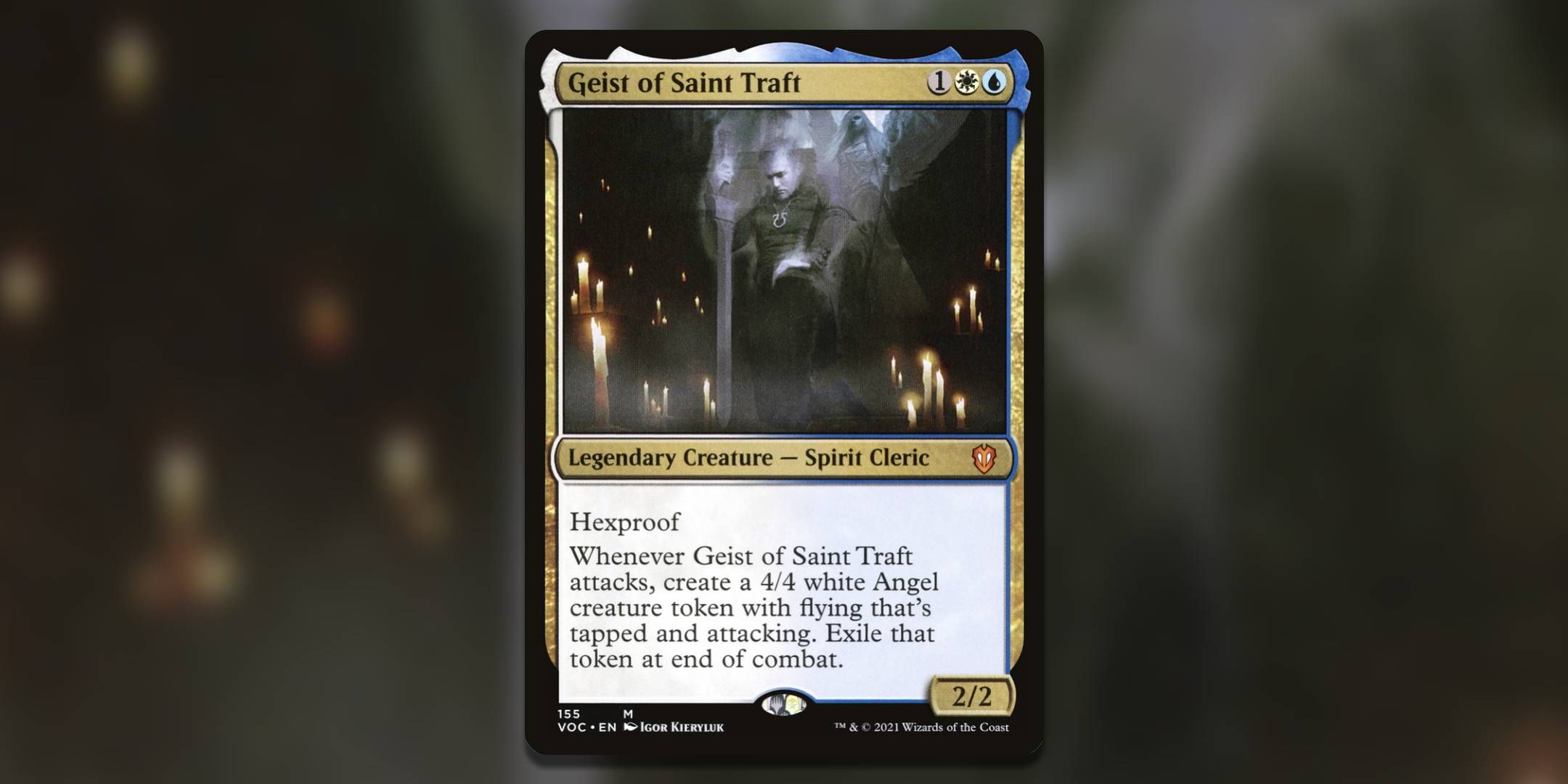 The Magic the Gathering card Geist of Saint Traft by Igor Kieryluk.