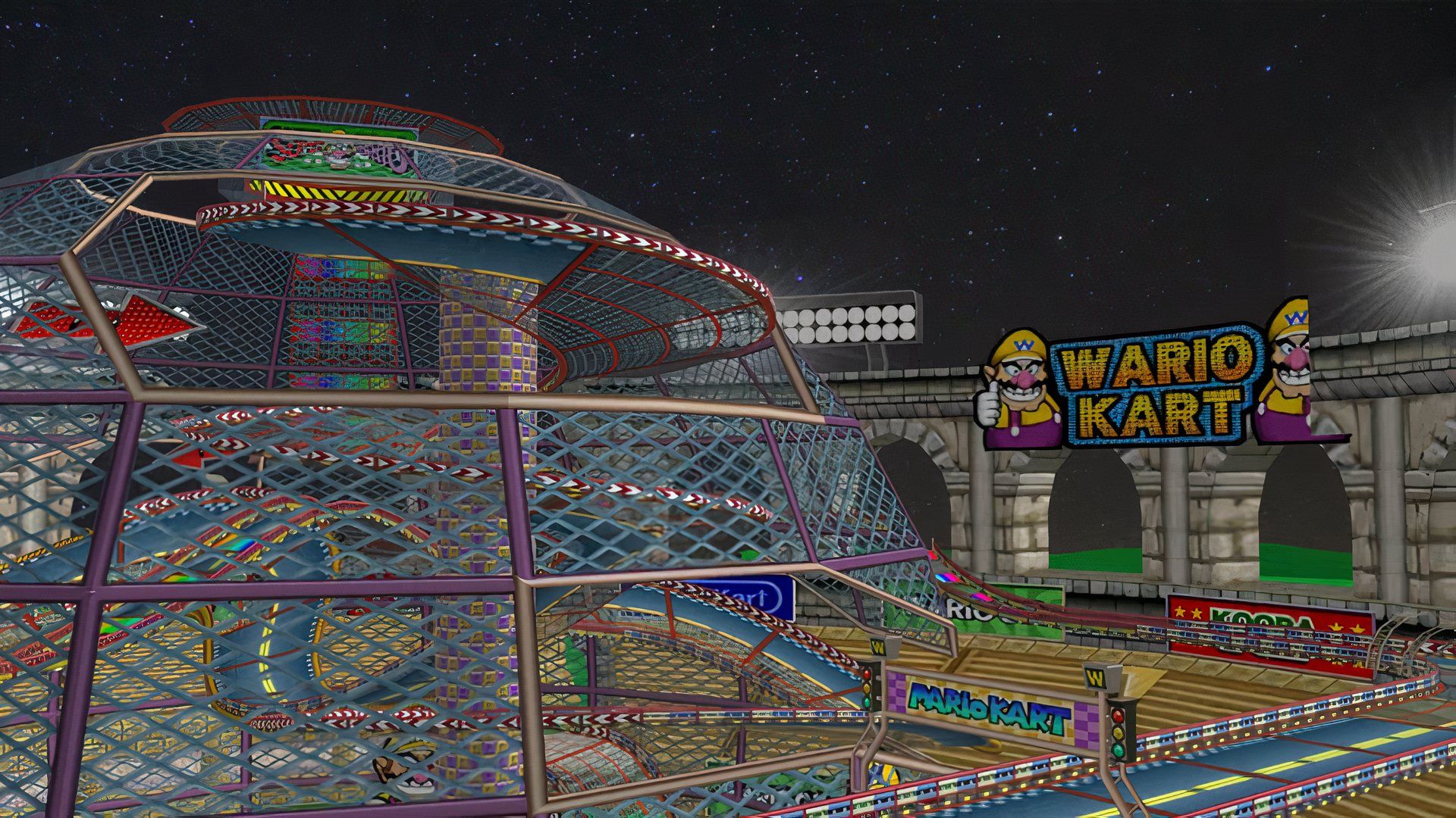 Wario Colosseum as seen in Mario Kart: Double Dash!