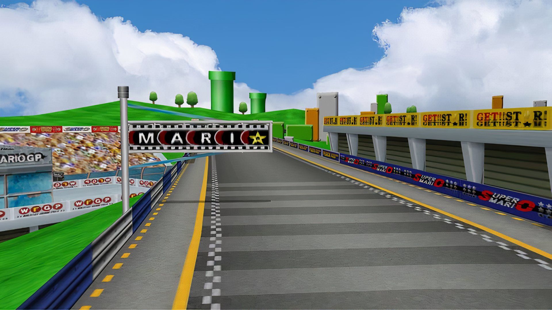 Figure-8 Circuit as seen in Mario Kart DS.