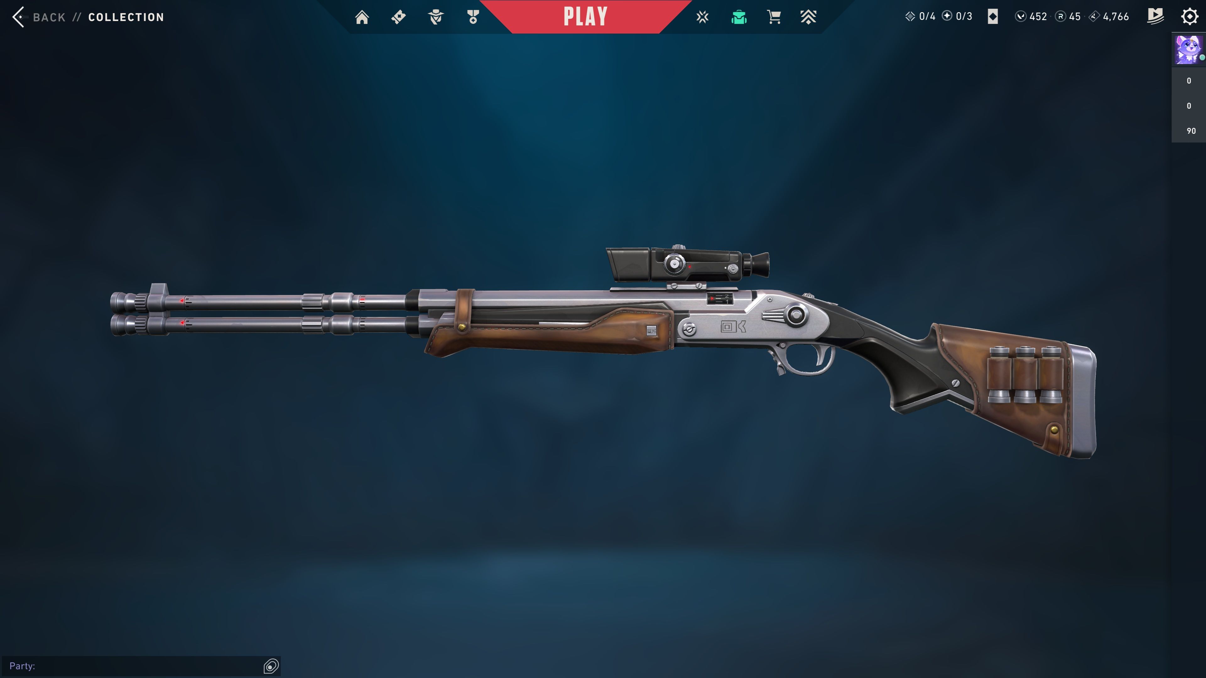 A look at the Aperture Skin for the Outlaw in Valorant.