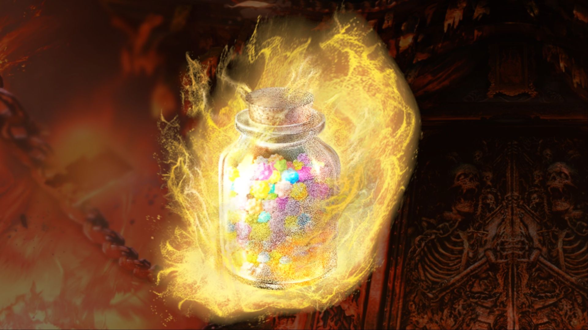 The icon of the Kompeito Treasure in Warriors: Abyss.