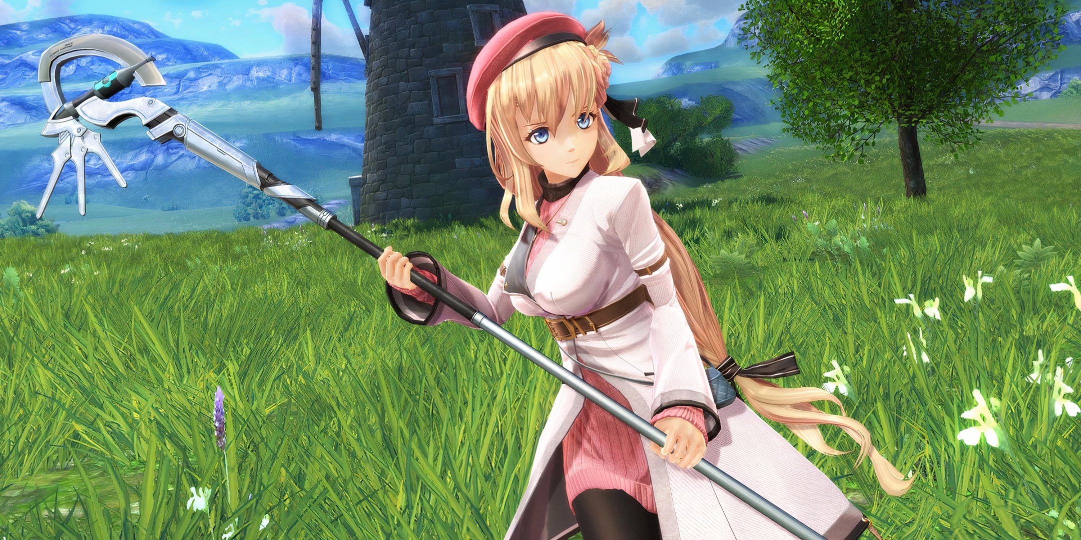 Agnes Claudel is holding her wand in The Legend of Heroes Trails Through Daybreak 2