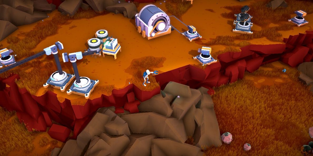 Astronomics: A space engineer building up their habitat on an asteroid.