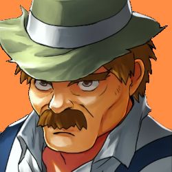 Blackman Portrait in Suikoden 1 HD Remaster