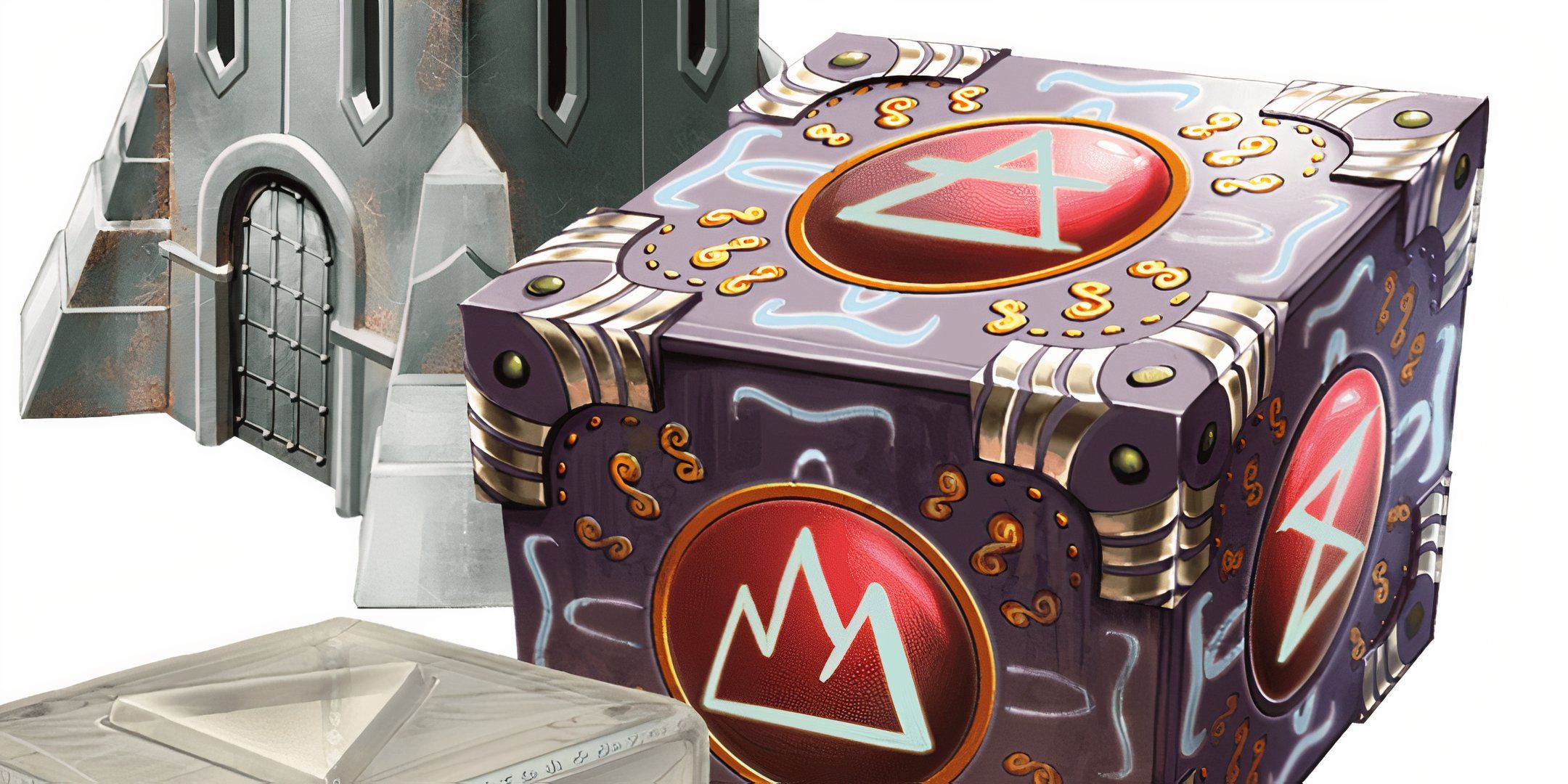 The Cubic Gate magic item in Dungeons & Dragons. 