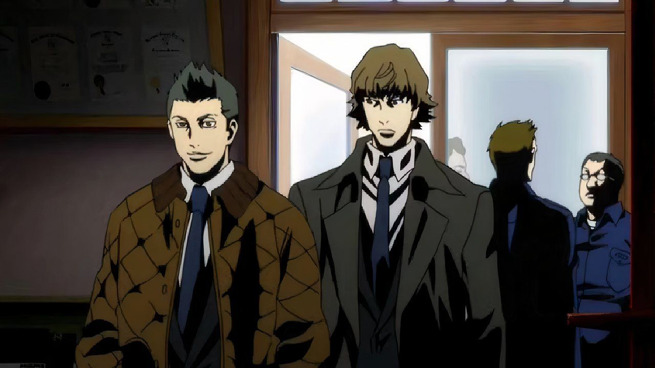Dean and Sam standing next to each other in Supernatural The Animation.