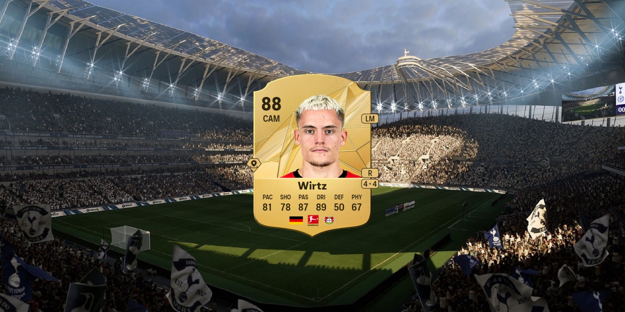 Florian Wirtz's card in EA Sports FC 25.