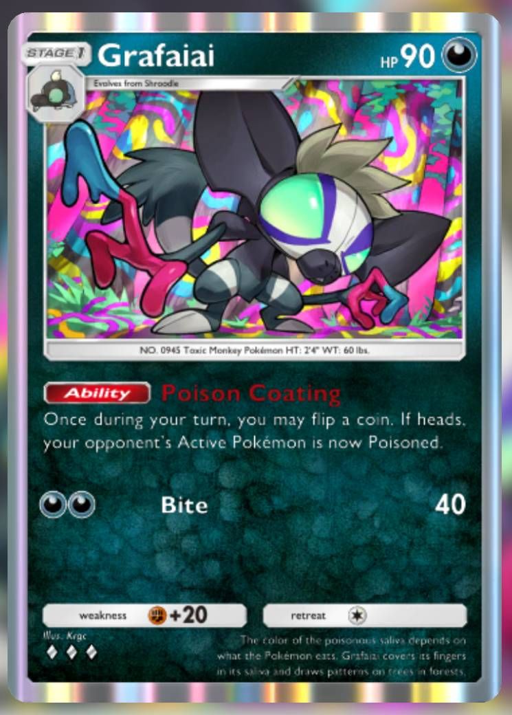 The Grafaiai card, from Shining Revelry.