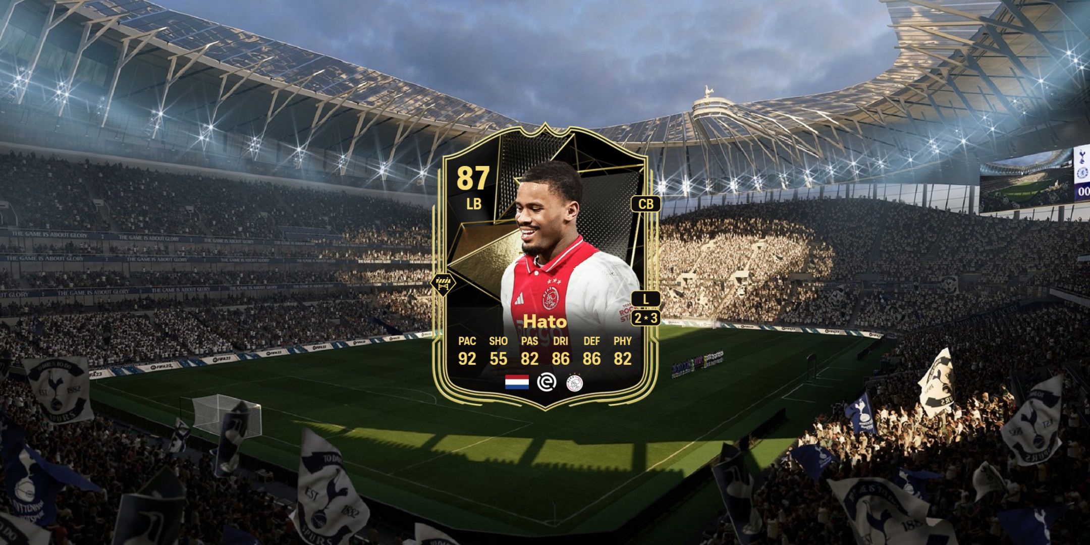Jorrel Hato's card in EA Sports FC 25.
