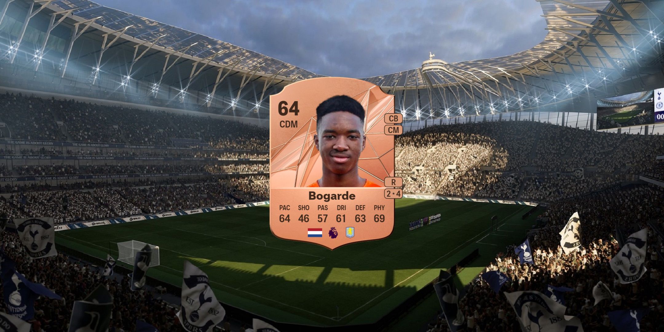 Lamare Bogarde's card in EA Sports FC 25.