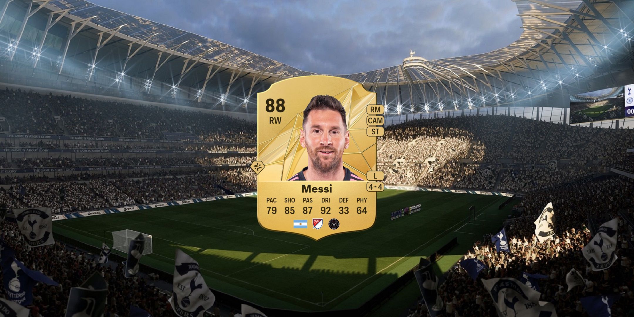 Lionel Messi's card in EA Sports FC 25.