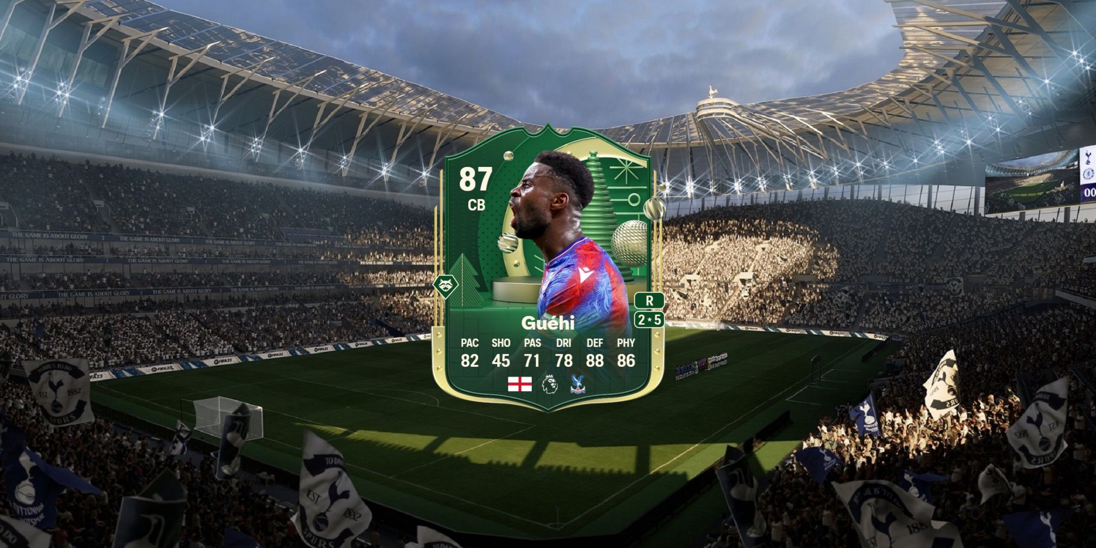 Marc Guehi's card in EA Sports FC 25.