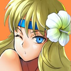 Mina Portrait in Suikoden 1 HD Remaster