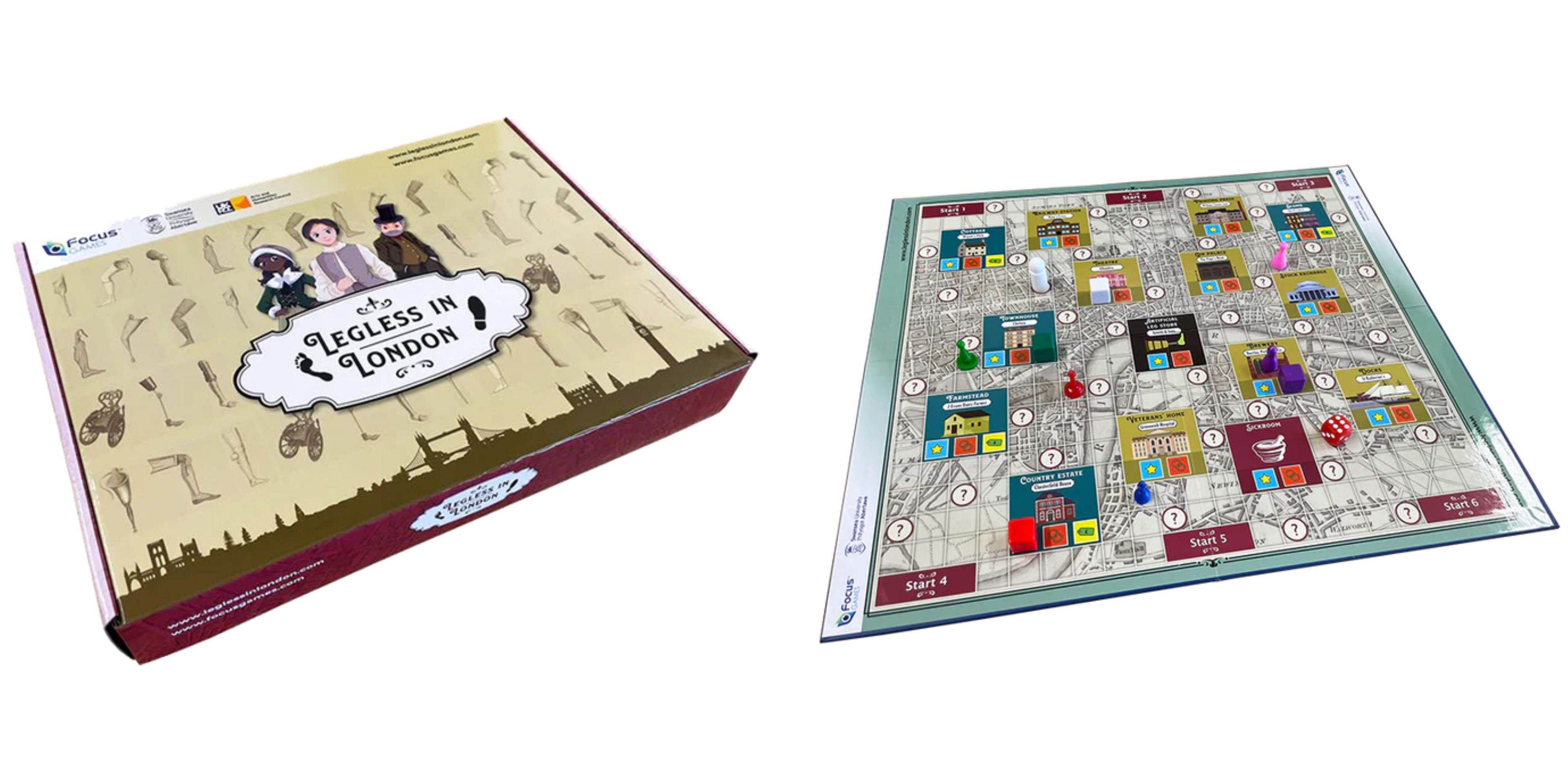 legless in london box and board.